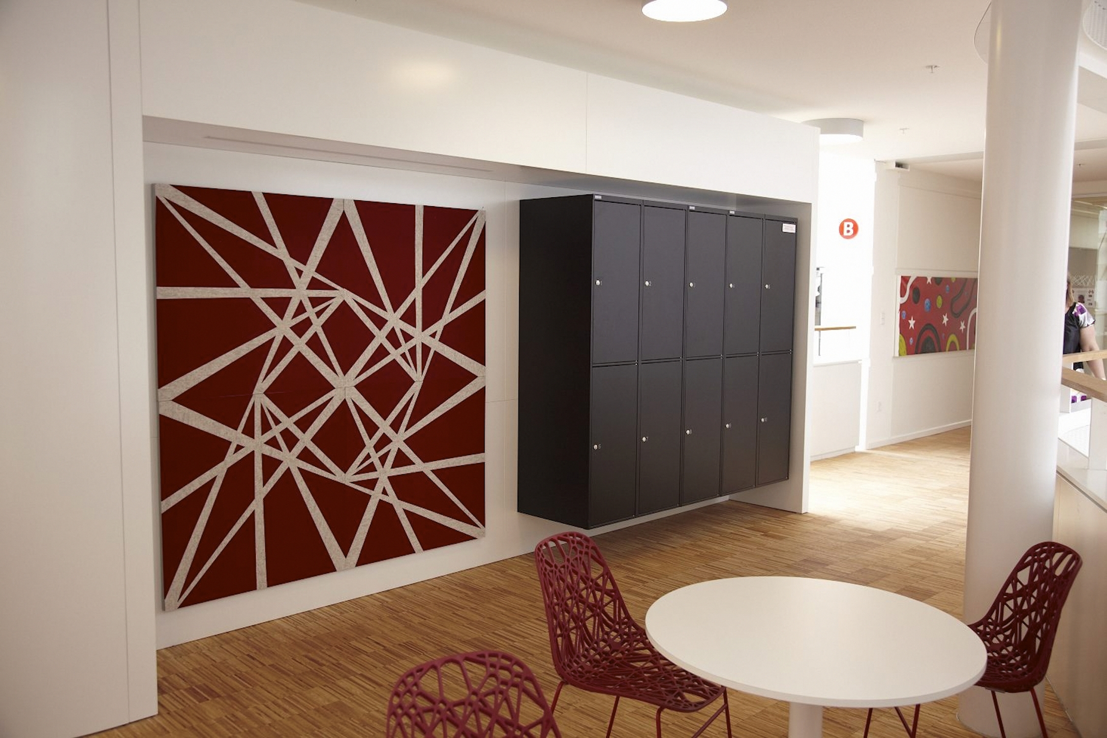 Twister akustikmoduler i filt hos Tryg (1)